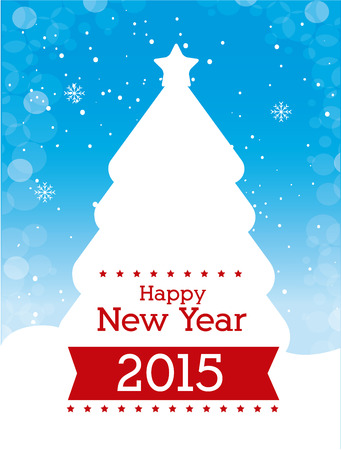 Christmas design over blue background, vector illustrationのイラスト素材