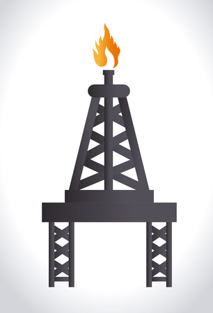 Industry design over white background, vector illustrationのイラスト素材