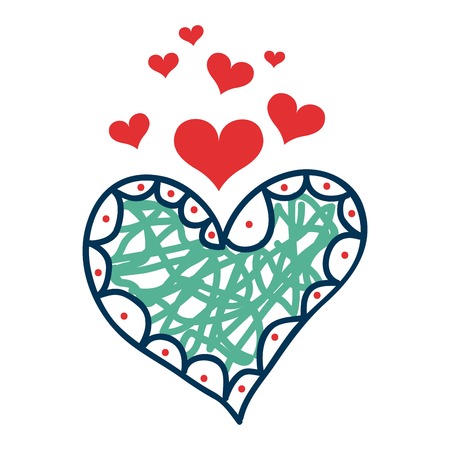 love graphic design , vector illustrationのイラスト素材