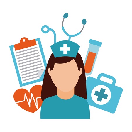 medical graphic design , vector illustrationのイラスト素材