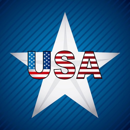 usa graphic design , vector illustrationのイラスト素材