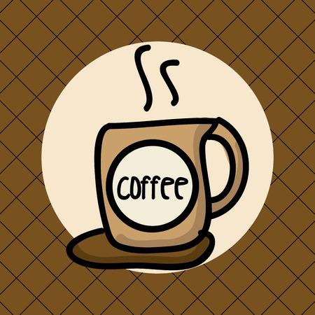 coffee graphic design , vector illustrationのイラスト素材