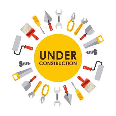 construction graphic design , vector illustrationのイラスト素材