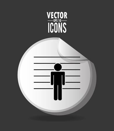 sign up graphic design , vector illustrationのイラスト素材