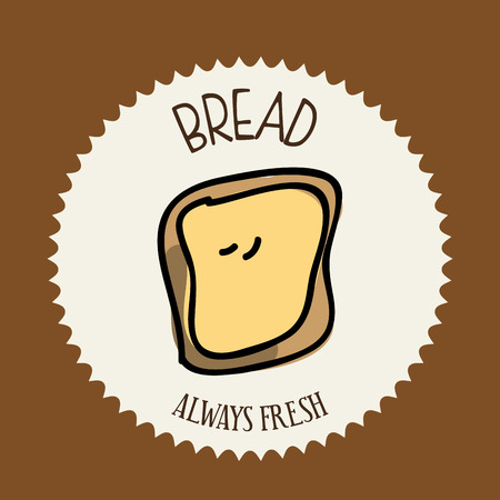 bread graphic design , vector illustrationのイラスト素材