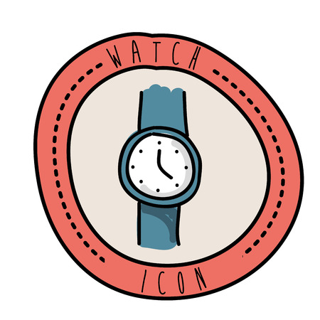 watch graphic design , vector illustrationのイラスト素材