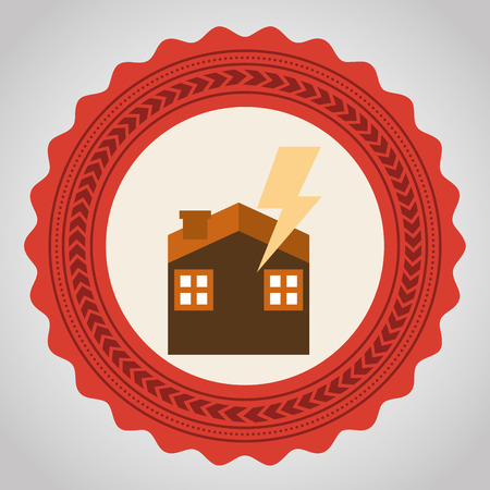 insurance graphic design , vector illustrationのイラスト素材