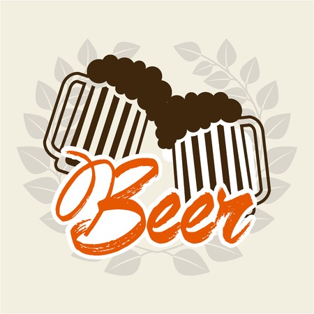 beer graphic design , vector illustrationのイラスト素材