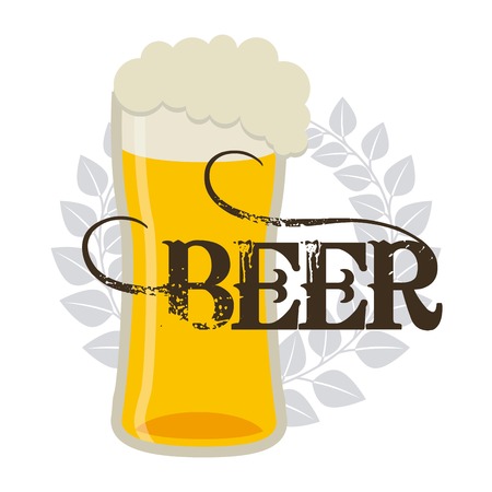 beer graphic design , vector illustrationのイラスト素材