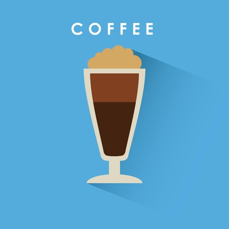 coffee graphic design , vector illustrationのイラスト素材