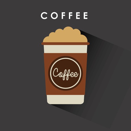 coffee graphic design , vector illustrationのイラスト素材