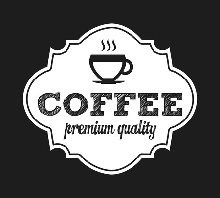 coffee graphic design , vector illustrationのイラスト素材