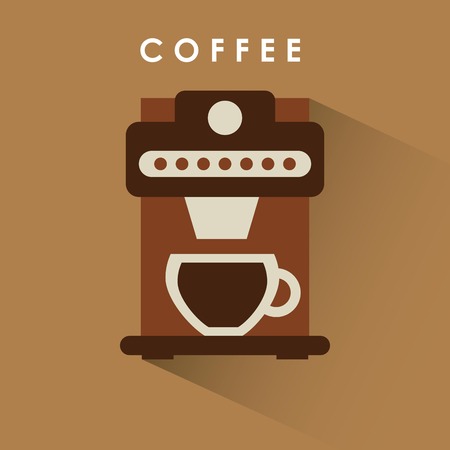 coffee graphic design , vector illustrationのイラスト素材