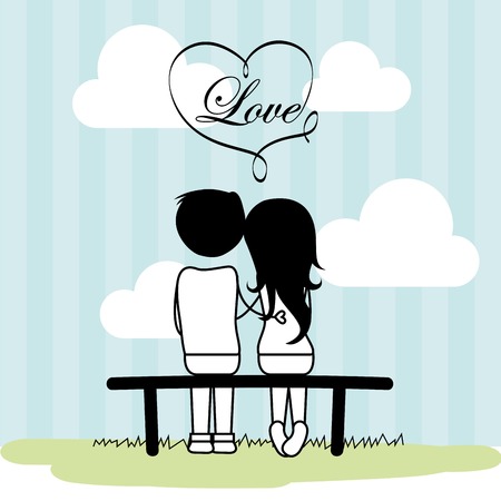 love graphic design , vector illustrationのイラスト素材