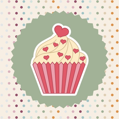 love graphic design , vector illustrationのイラスト素材