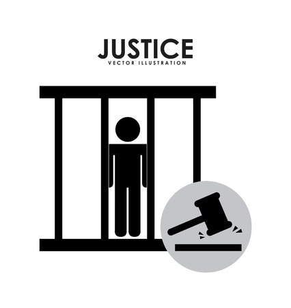 justice graphic design , vector illustrationのイラスト素材