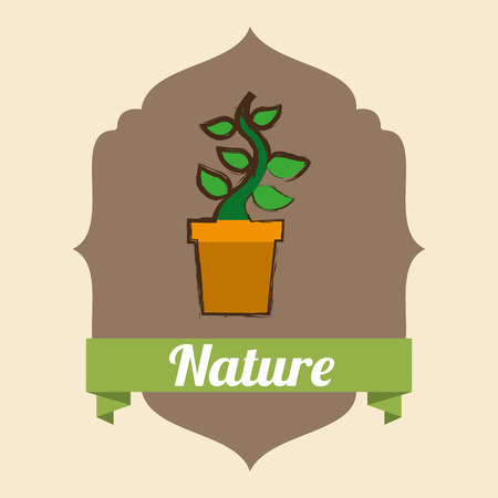 nature graphic design , vector illustrationのイラスト素材