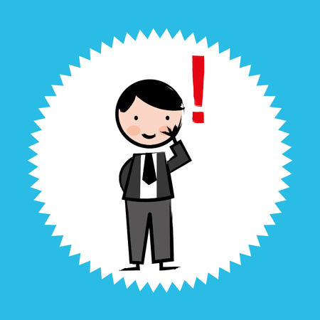 businessman graphic design , vector illustrationのイラスト素材