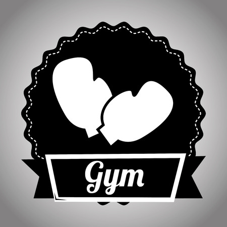fitness graphic design , vector illustrationのイラスト素材