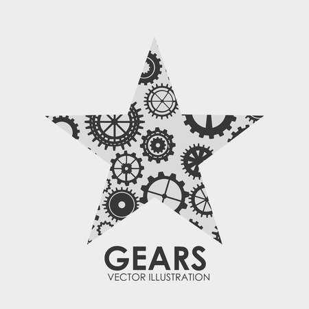 gears graphic design , vector illustrationのイラスト素材