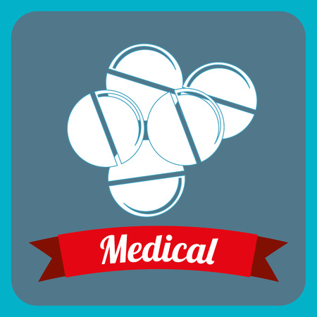 medical graphic design , vector illustrationのイラスト素材