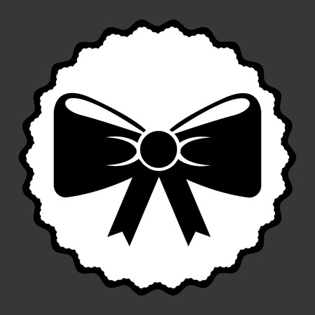 bow graphic design , vector illustrationのイラスト素材