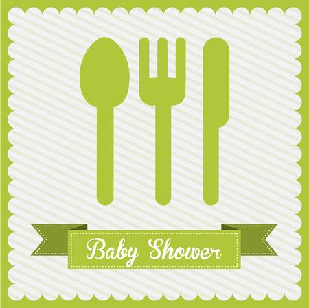 baby shower graphic design , vector illustrationのイラスト素材