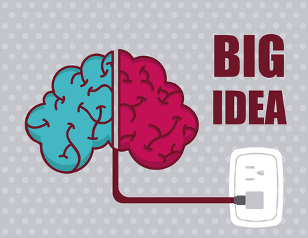 idea graphic design , vector illustrationのイラスト素材