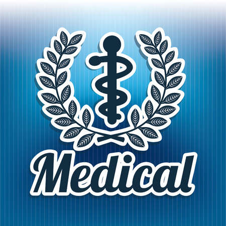 medical graphic design , vector illustrationのイラスト素材