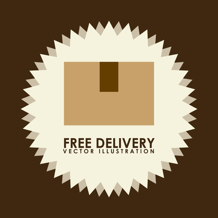 delivery graphic design , vector illustrationのイラスト素材