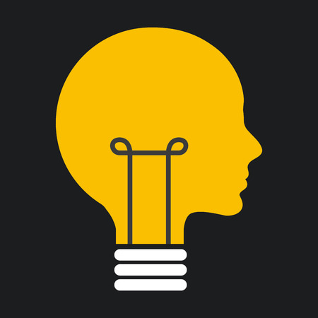 idea graphic design , vector illustrationのイラスト素材