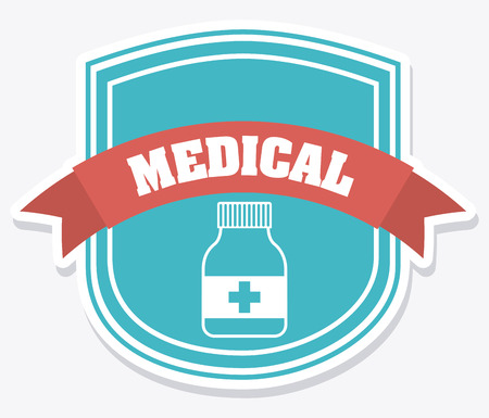 medical graphic design , vector illustrationのイラスト素材