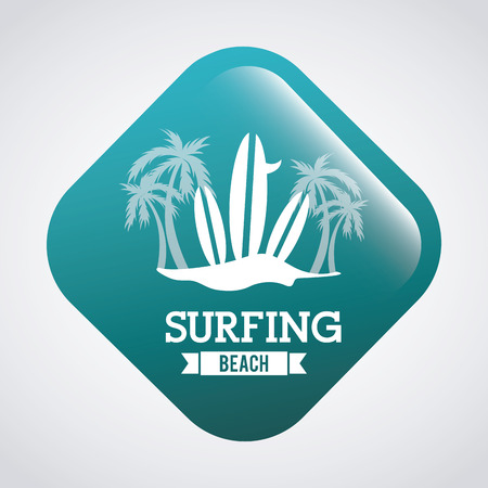 surf graphic design , vector illustrationのイラスト素材