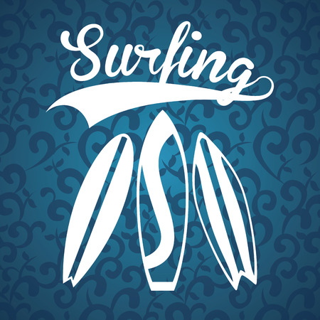 surf graphic design , vector illustrationのイラスト素材