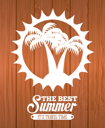 summer graphic design , vector illustrationのイラスト素材