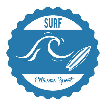 surf graphic design , vector illustrationのイラスト素材