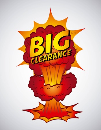 clearance graphic design , vector illustrationのイラスト素材