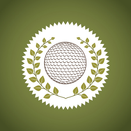 golf graphic design , vector illustrationのイラスト素材