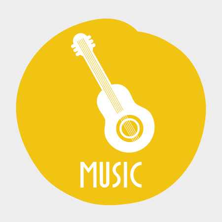 musical graphic design , vector illustrationのイラスト素材