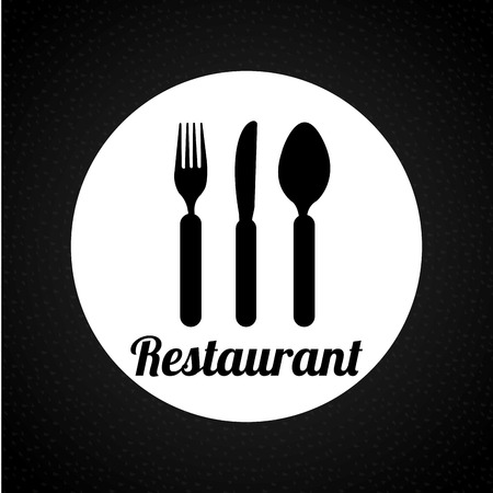 restaurant graphic design , vector illustrationのイラスト素材