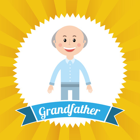 grandfather graphic design , vector illustrationのイラスト素材