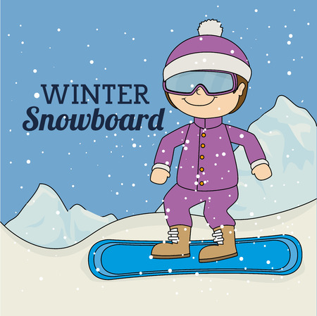 Sports design over blue background, vector illustrationのイラスト素材