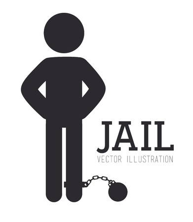 Law design over white background, vector illustrationのイラスト素材