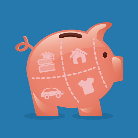 money graphic design , vector illustrationのイラスト素材