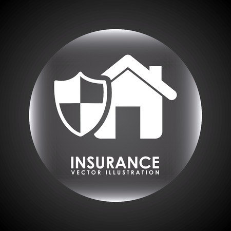 insurance graphic design , vector illustrationのイラスト素材