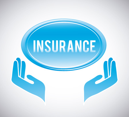 insurance graphic design , vector illustrationのイラスト素材