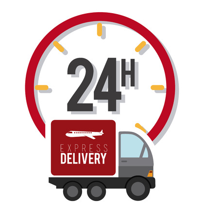 Delivery design over white background,vector illustrationのイラスト素材