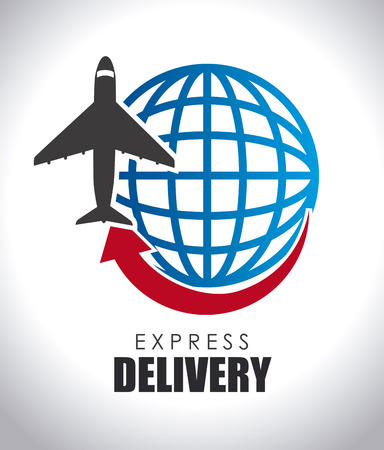 Delivery design over white background,vector illustrationのイラスト素材