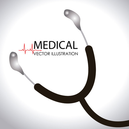 Medical design over white background,vector illustrationのイラスト素材