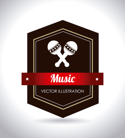 Music design over white background,vector illustrationのイラスト素材